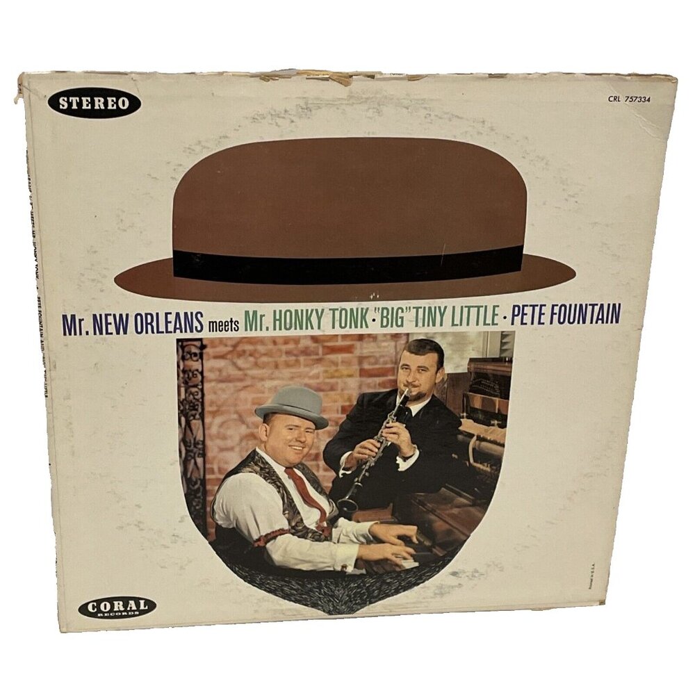 Mr. New Orleans Meets Mr. Honky Tonk (Vinyl, 1960) Coral CRL 757334 VG LP Record